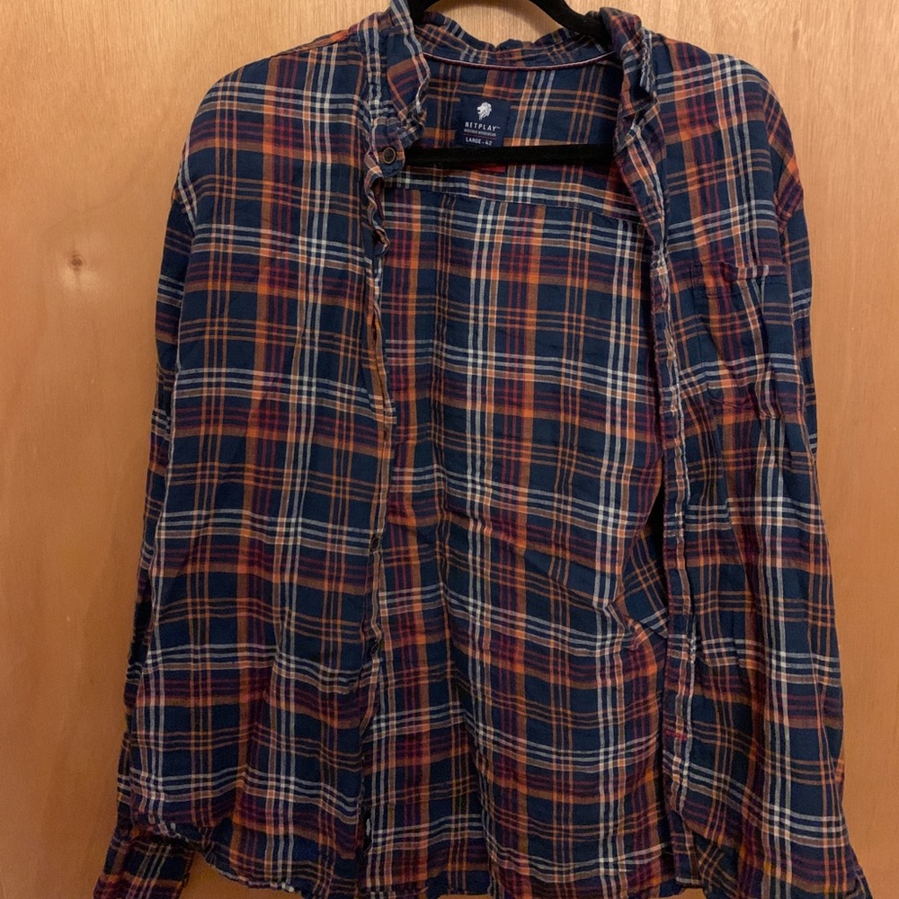 100% linen men’s work shirt - Netplay